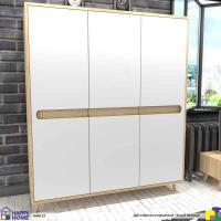 Трёхдверный шкаф Goffo 13 со штангой и корзинами