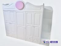 КРОВАТЬ - ЧЕРДАК - ШКАФ HAPPY KIDS ПРОВАНС 12 ПЛЮС