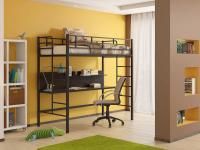 ДЕТСКАЯ МЕТАЛЛИЧЕСКАЯ КРОВАТЬ-ЧЕРДАК АМСТЕРДАМ 190Х90