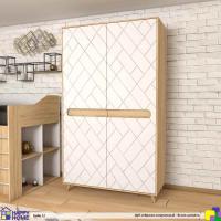 Двухдверный шкаф Goffo 12 МДФ со штангой и корзинами