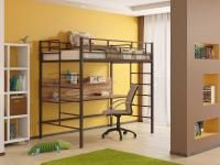 ДЕТСКАЯ МЕТАЛЛИЧЕСКАЯ КРОВАТЬ-ЧЕРДАК АМСТЕРДАМ 190Х120