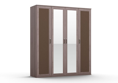 ЧЕТЫРЕХСТВОРЧАТЫЙ ШКАФ ДЛЯ ОДЕЖДЫ GLOSS 04 С ДВУМЯ ЗЕРКАЛАМИ