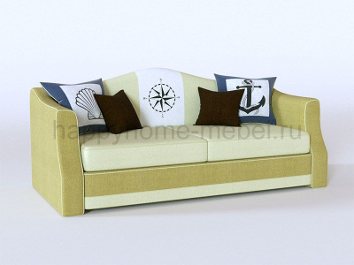 ДВУХЪЯРУСНАЯ КРОВАТЬ С ДИВАНОМ HAPPY KIDS OCEAN M38.2.3