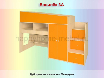 КРОВАТЬ-ЧЕРДАК РАДУГА ВАСИЛЕК 2A