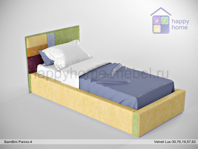 МЯГКАЯ ДЕТСКАЯ КРОВАТЬ BAMBINI PANNO 4