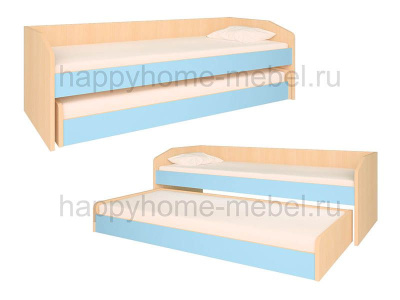 ВЫДВИЖНАЯ ДВУХЪЯРУСНАЯ КРОВАТЬ HAPPY KIDS КРОВАТЬ 9