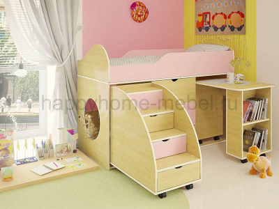 КРОВАТЬ-ЧЕРДАК ОРБИТА 14 (КОРПУС - БУК БАВАРИЯ)