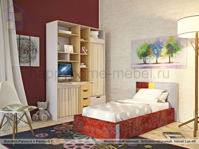 МЯГКАЯ ДЕТСКАЯ КРОВАТЬ BAMBINI PANNO 4