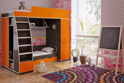 КРОВАТЬ-ЧЕРДАК BAMBINI 12 + КРОВАТЬ BKN