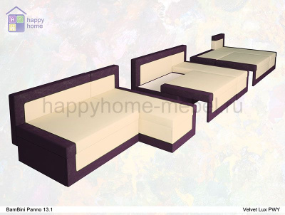 УГЛОВОЙ РАЗДВИЖНОЙ ДИВАН BAMBINI PANNO 13.1 (ДВУСПАЛЬНЫЙ)