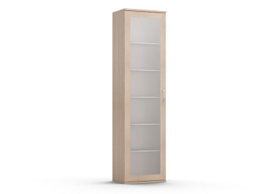 ШКАФ КОМБИНИРОВАННЫЙ GLOSS (ПОЛКИ И ФАСАД СТЕКЛО)