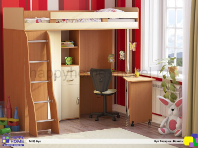 КРОВАТЬ-ЧЕРДАК М-85 (КОРПУС - БУК БАВАРИЯ 1511)