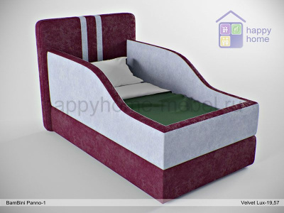 МЯГКАЯ ДЕТСКАЯ КРОВАТЬ BAMBINI PANNO 1