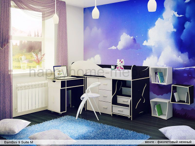 ДЕТСКАЯ КРОВАТЬ-ЧЕРДАК BAMBINI 9 SUITE M