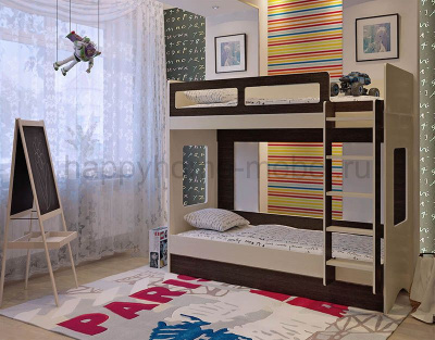 ДВУХЪЯРУСНАЯ КРОВАТЬ FELICITA KIDS 5.2 (С БОЛЬШИМ ВЫКАТНЫМ ЯЩИКОМ)