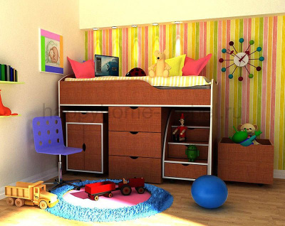 КРОВАТЬ-ЧЕРДАК BAMBINI 9