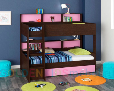 ДВУХЪЯРУСНАЯ КРОВАТЬ GOLDEN KIDS 1