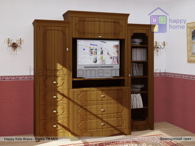 Горка-витрина ТВ Happy kids Bravo М28