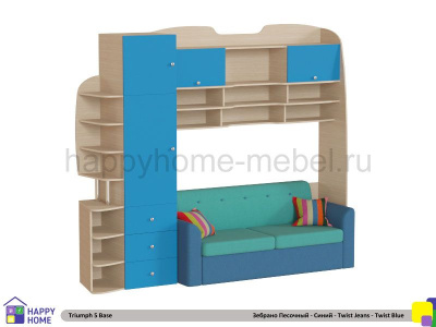 ДЕТСКАЯ СТЕНКА ТРИУМФ -5 (БАЗОВАЯ КОМПЛЕКТАЦИЯ)