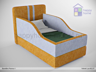 МЯГКАЯ ДЕТСКАЯ КРОВАТЬ BAMBINI PANNO 1