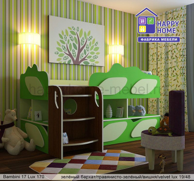 Низкая кровать-комод BamBini 17 Lux 170