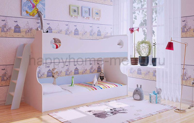 ДВУХЪЯРУСНАЯ КРОВАТЬ ОРБИТА 25