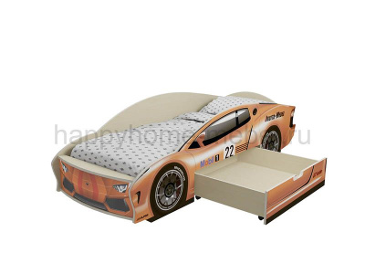 КРОВАТЬ-МАШИНА ЛАМБОРДЖИНИ (ОРАНЖЕВАЯ)