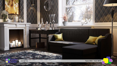 УГЛОВОЙ ДИВАН - "ДЕЛЬФИН" СТЮАРТ-11 2150X1530