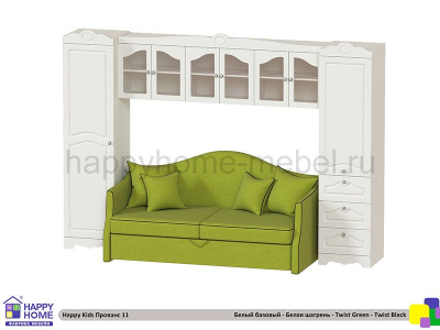 ДЕТСКАЯ СТЕНКА С ДИВАНОМ HAPPY KIDS ПРОВАНС 11
