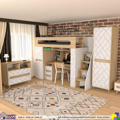 Однодверный шкаф Goffo 10.2  МДФ с полками и корзинами