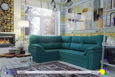 УГЛОВОЙ ДИВАН - "ДЕЛЬФИН" СТЮАРТ-2 2500X1820