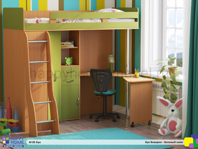 КРОВАТЬ-ЧЕРДАК М-85 (КОРПУС - БУК БАВАРИЯ 1511)