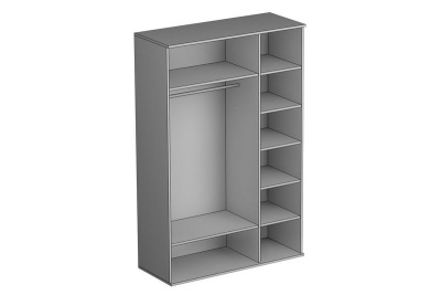 ТРЕХСТВОРЧАТЫЙ ШКАФ ДЛЯ ОДЕЖДЫ TWIST (НИЦЦА) 03