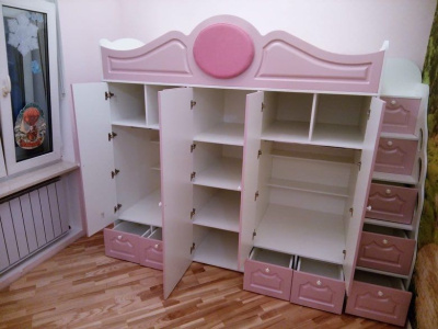 КРОВАТЬ - ЧЕРДАК - ШКАФ HAPPY KIDS ПРОВАНС 12 ПЛЮС