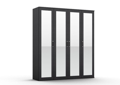 ЧЕТЫРЕХСТВОРЧАТЫЙ ШКАФ ДЛЯ ОДЕЖДЫ GLOSS 04 С ЗЕРКАЛАМИ