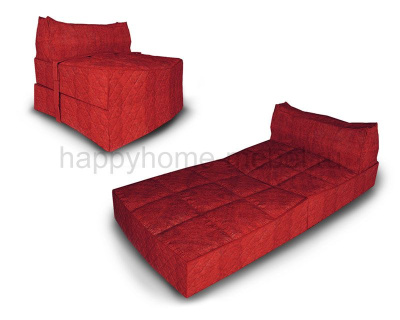 ПУФ - ТРАНСФОРМЕР В ДИВАН (ЦВЕТ НА ВЫБОР)