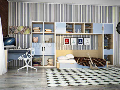 МОЛОДЕЖНАЯ КОМНАТА HAPPY YOUNG PRIMO (КОМПОЗИЦИЯ 1)