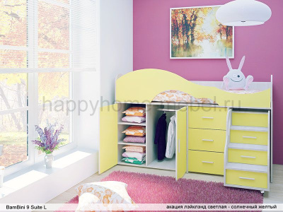 КРОВАТЬ-ЧЕРДАК BAMBINI 9 SUITE L