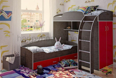 ДВУХЪЯРУСНАЯ КРОВАТЬ «КАПРИЗ»