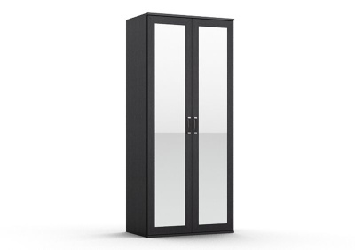ДВУСТВОРЧАТЫЙ ШКАФ ДЛЯ ОДЕЖДЫ GLOSS 02 С ЗЕРКАЛАМИ