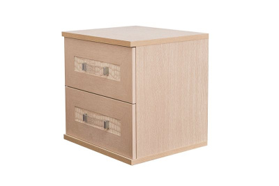 ТУМБА ПРИКРОВАТНАЯ GLOSS С ДВУМЯ ЯЩИКАМИ