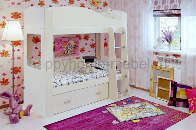 ДВУХЪЯРУСНАЯ КРОВАТЬ «ЛОТОС»