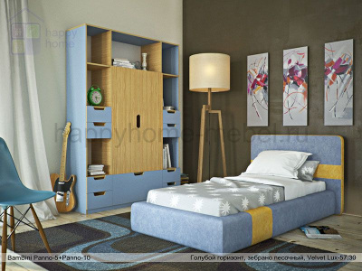 ШКАФ-СТЕЛЛАЖ BAMBINI PANNO 10 (С ЯЩИКАМИ)