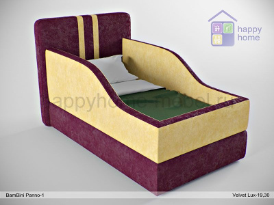 МЯГКАЯ ДЕТСКАЯ КРОВАТЬ BAMBINI PANNO 1