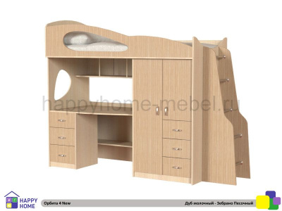 КРОВАТЬ-ЧЕРДАК ОРБИТА 4 NEW