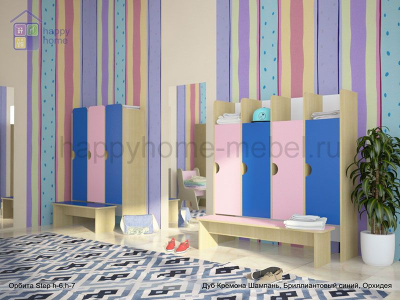 ЗАКРЫТАЯ КАБИНКА СО СКАМЬЕЙ ОРБИТА STEP H7 (ДЛЯ 3-Х ДЕТЕЙ)