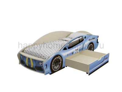 КРОВАТЬ-МАШИНА ЛАМБОРДЖИНИ (СИНЯЯ)