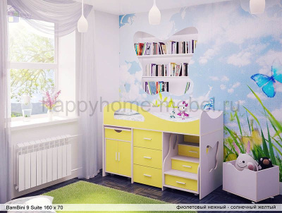 КРОВАТЬ-ЧЕРДАК BAMBINI 9 SUITE S
