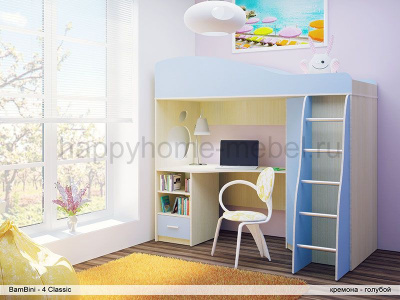 КРОВАТЬ-ЧЕРДАК BAMBINI 4 CLASSIC