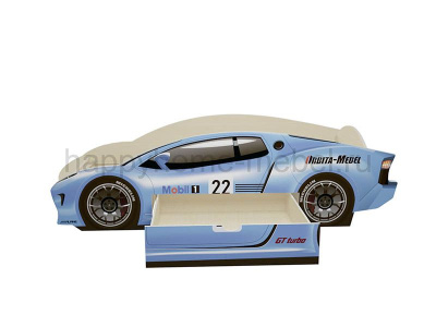 КРОВАТЬ-МАШИНА ЛАМБОРДЖИНИ (СИНЯЯ)